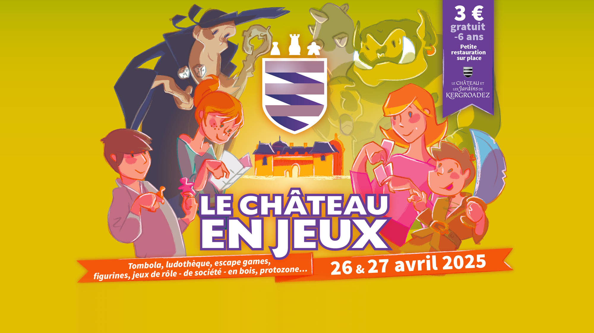 Festival le château en jeux à Kergroadez