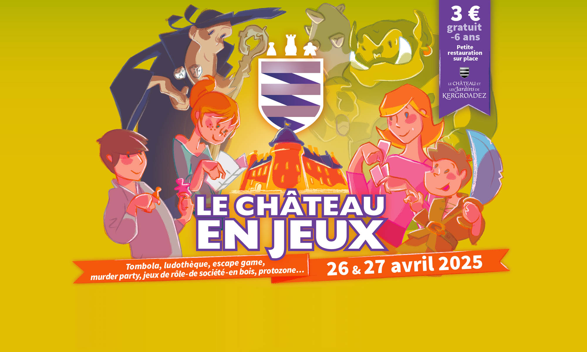 Festival le château en jeux à Kergroadez